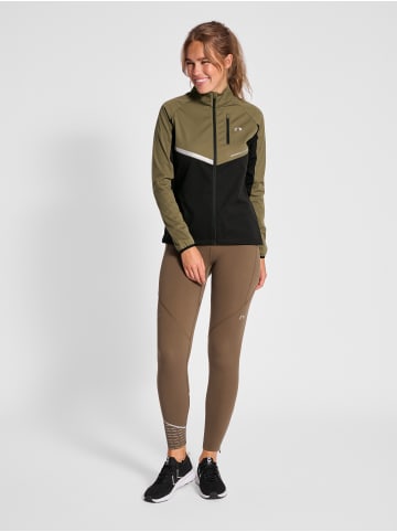 Verstellbare Taille Windbreaker Nwlboston Damen in BLACK/CROCODILE
