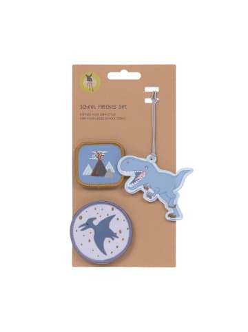Lässig Anhänger & Patches - Schul Set Unique, Dinosaur