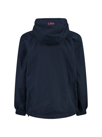 GIRL JACKET FIX HOOD in Blau