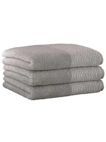 Gästetuch 3er Pack in Platin