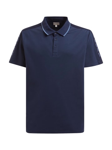Poloshirt 'SS Paul Pique Tape' in blau