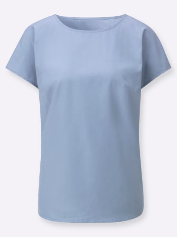 Schlupfbluse in bleu