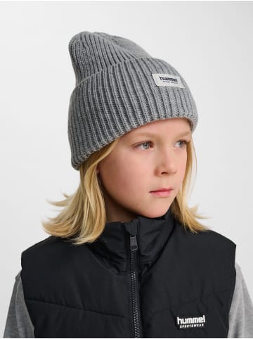 Beanie Hmljr Heavy Kinder in GREY MELANGE