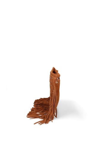 Handtasche in DARK COGNAC