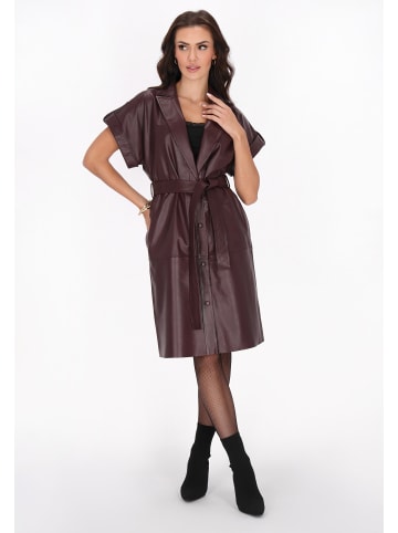 Women Dress in burgundy