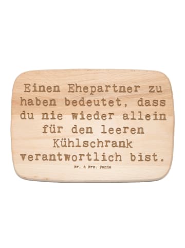 Servierbrett Holz Spruch Ehepartner Team mit Sp... in Transparent