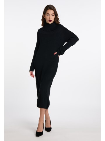 Damen Strickkleid in schwarz