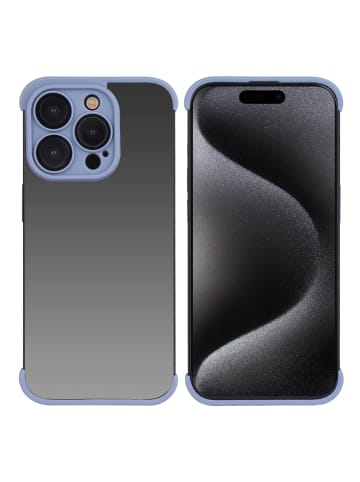 Selbstklebende Hülle iPhone 15 Pro in Blau