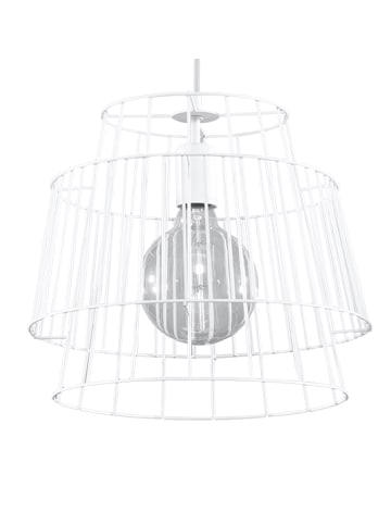 Hängleuchte DARLA in Weiß aus gebogenem Stahl moderne 1xE27 LED NICE LAMPS