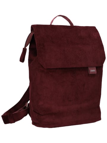 Rucksack Mademoiselle MR13 in Cord-Bordeaux