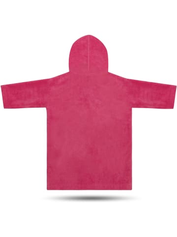 Kinder langarm Poncho Pichilemu in Pink