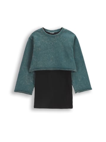 2-in-1 Kleid in grün