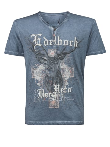 T-Shirt "Berghero" in rauchblau