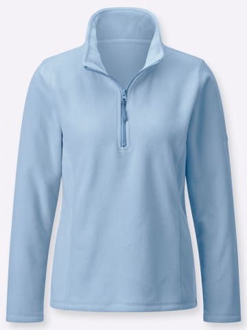 Fleece-Shirt in bleu