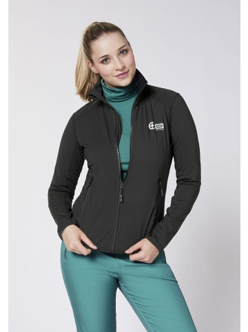 Fleecejacke in Schwarz