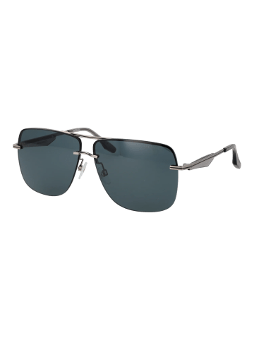Herren Sonnenbrillen Quadrat Silber