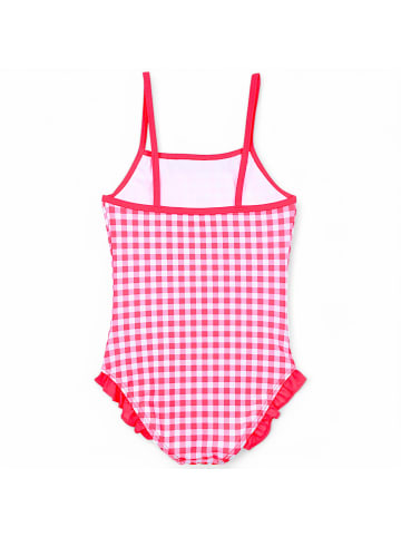 Badeanzug Minnie Mouse kariert in Rot