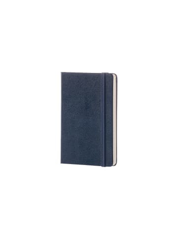 Notizbuch mit festem Einband, 70g-Papier, Blanko "Classic" in Saphir