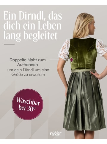 Midi Dirndl Kamila in Grün