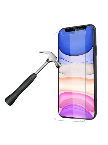 5D-Panzerglas für iPhone 11 in Transparent