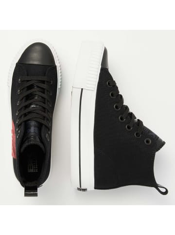 Sneaker Kaya mid in schwarz/herz