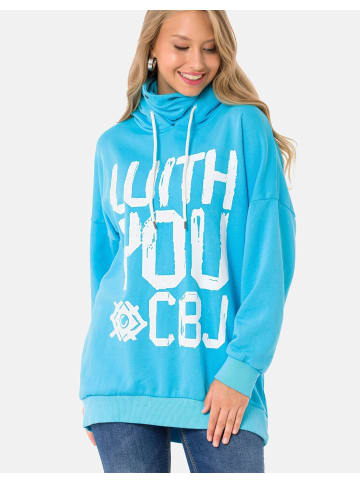 Sweatshirt in TURQUOISE
