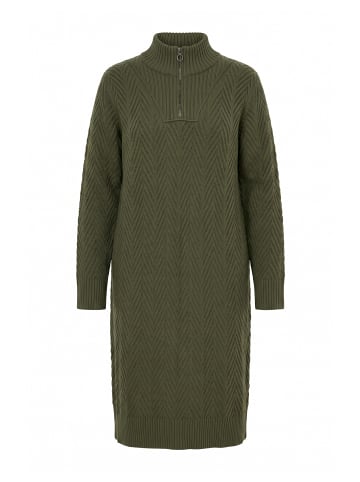 Midikleid in dunkel khaki