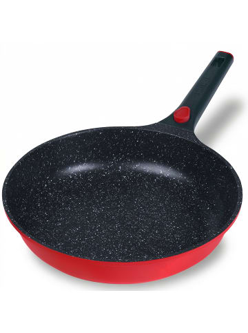 SMART Bratpfanne 28 cm, abnehmbarer Griff in Rot