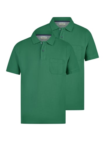 Poloshirt Basic in Grün