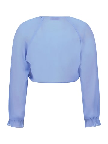 Bolero-Jacke mit gekräuseltem Ausschnitt in Smoky Lavender