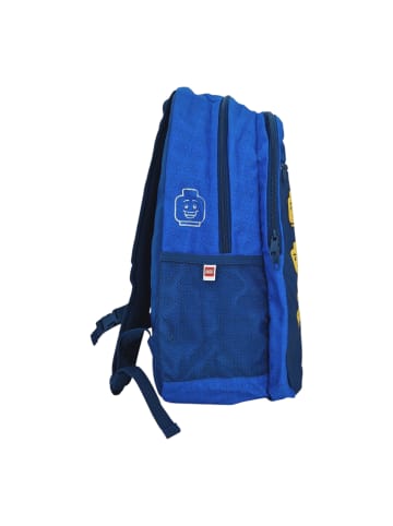 Rucksack Extended Faces in Blau