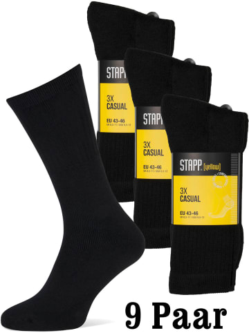 Socken Yellow Casual 9 Paar - 3er Pack in schwarz