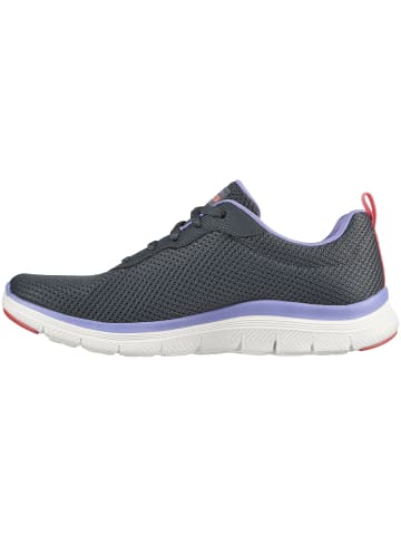 Freizeitschuhe in grau/bunt-kombi
