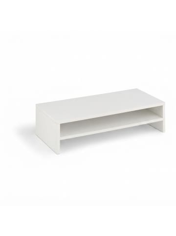 Monitorständer in Weiß - (B)54 x (H)14,5 x (T)25,5 cm