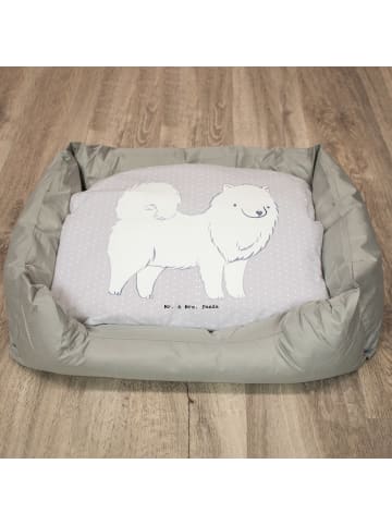 Hundecouch Menschojede Lebensretter ohne Spruch in Grau Pastell