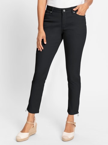 Twill-Hose in schwarz
