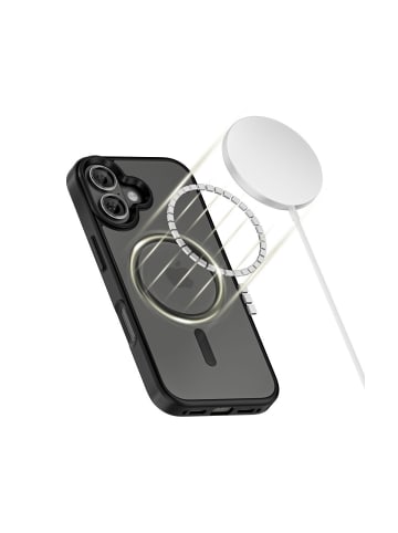 Tech-Protect MagStand Handyhülle iPhone 17 mattschwarz in Schwarz