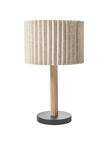 Tischleuchten BELESSA in Beige/Schwarz - (W) 30 x (H) 50 x (L) 30 cm