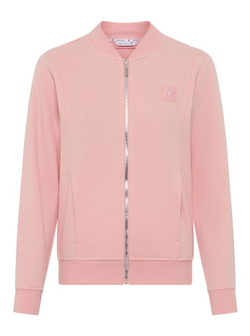 Sweatjacke in apricot