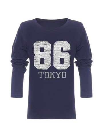 Longsleeve in Blau