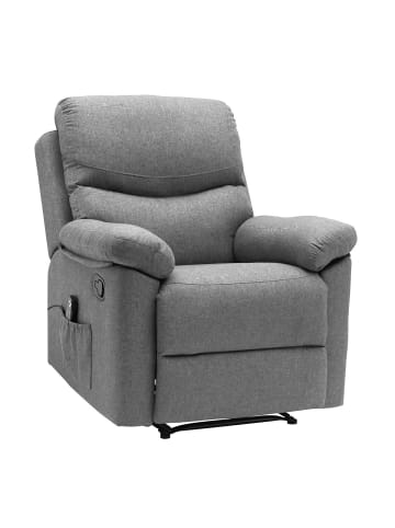 Massagestoel in Grau 86x101x95cm