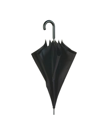 Klassischer Stockschirm schwarz, groß, Automatik in Schwarz