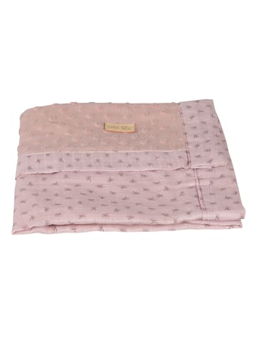 Babydecke 'Lil Planet' - Bio-Baumwolle - Rosa / Mauve