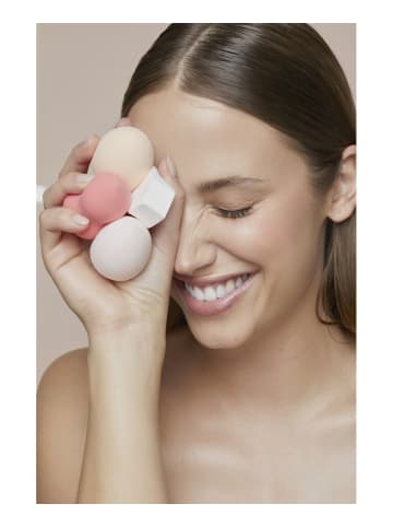 Make-up-Schwämme, 4 Stück in Mehrfarbig