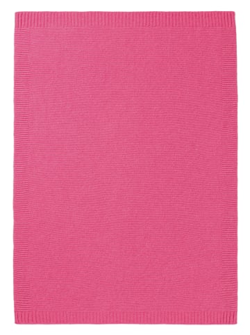Babydecke Wool Knit in pink
