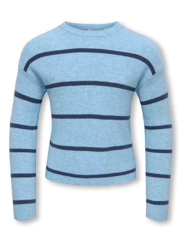 Pullover KOGFRANCA SHORT L/S STRIPE KNT in cashmere blue