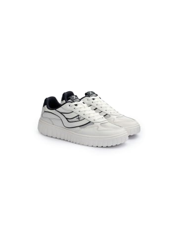 Sneaker TORO WAVE in white/piping navy