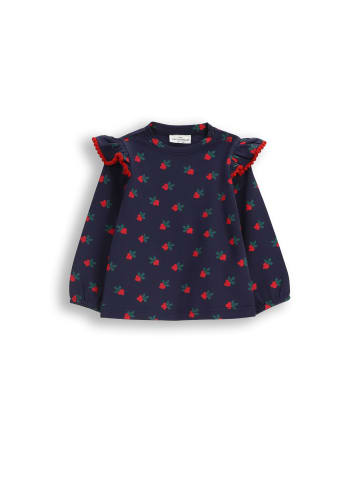 Langarmshirt in dunkelblau