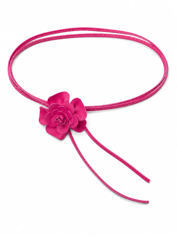 Bindegürtel " Blüte " in pink