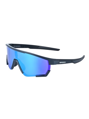 Polarisierte Sonnenbrille "Vega" in Schwarz/Blau